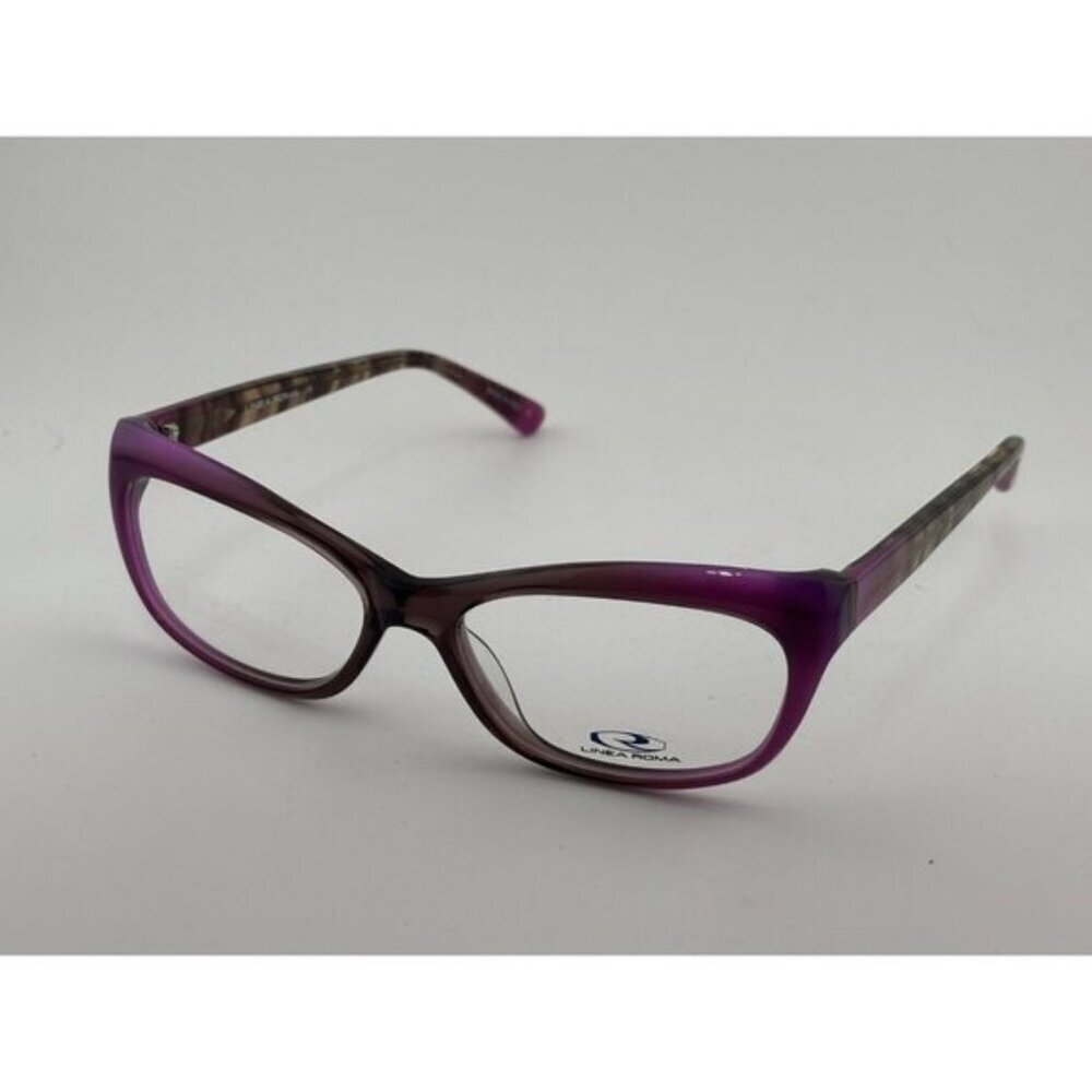 LINEA ROMA - CLASS 293 C1 54-16-135 Brown & Pink Glasses Frames